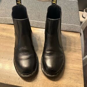 DR MARTENS BLACK 2976 ARCHIVE PULL UP  LEATHER CHELSEA BOOTS SIZE 6